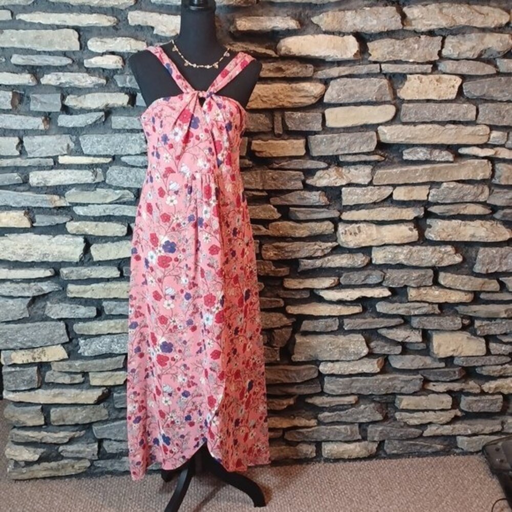 Jessica Simpson floral maternity dress sz small